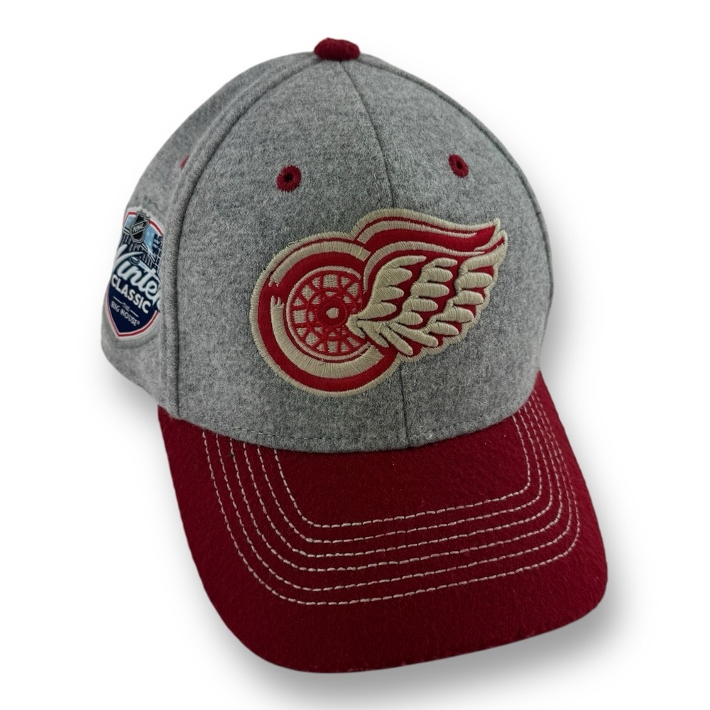 Reebok x Center Ice NHL Wool Nylon Fitted Hat‎ Detroit Red Wings Size L/XL NWT